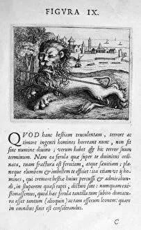 Barrier Collection: Prophecy figure IX from Prognosticatio Eximii Doctoris Paracelsi, 1536. Artist