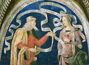 Bernardino Collection: The Prophet Daniel and the Erythraean Sibyl, 1492-1495