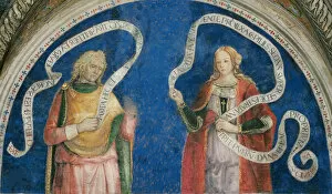 Bernardino Collection: The Prophet Ezekiel and the Cimmerian Sibyl, 1492-1495