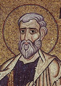 The Prophet Haggai (Detail of Interior Mosaics in the St. Marks Basilica), 12th century. Artist: Byzantine Master