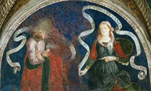 Fresco Collection: The Prophet Isaiah and the Hellespontine Sibyl, 1492-1495