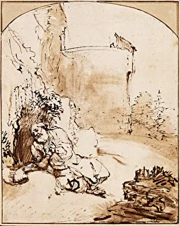 The Prophet Jonah before the Walls of Nineveh, ca 1651. Artist The Prophet Jonah before the Walls of Nineveh, ca 1651. Artist