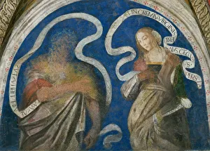 Bernardino Collection: The Prophet Zechariah and the Persian Sibyl, 1492-1495