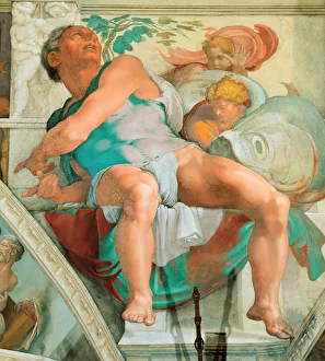 Vision Prints: Prophets and Sibyls: Jonah (Sistine Chapel ceiling in the Vatican), 1508-1512