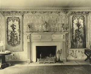 Chimneypiece Prints: Propinquity, Natchez, Adams County, Mississippi, 1938. Creator: Frances Benjamin Johnston