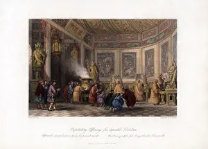Relative Prints: Propitiatory Offerings for Departed Relatives, China, c1840. Artist: E Challis