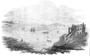 Breakwater Prints: The Proposed Breakwater at Portland, 1844. Creator: Unknown