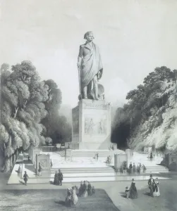 Enormous Prints: Proposed Colossal Statue of George Washington for the City of New York, 1845. Creator: G