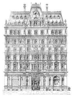 George Street Prints: The proposed 'Courts of Justice Central Hotel
