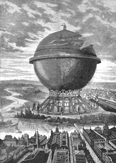Chicago World Fair Prints: The Proposed Monument in Memory of Christopher Columbus to be Erected at the Chicago Exhibition of Creator: Unknown