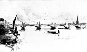 Steel Prints: Proposed new bridge at Vauxhall as designed by Sir Alexander Binnie