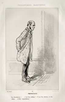 Paul Gavarni French Prints: Proprietaire. Creator: Paul Gavarni (French, 1804-1866)