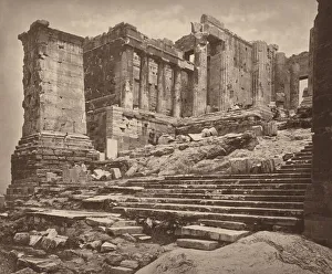Carbon Print Prints: Propylaea from the Southwest, 1882. Creator: William James Stillman