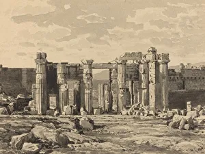 Acropolis Prints: The Propylaeum from the East, 1890. Creator: Themistocles von Eckenbrecher