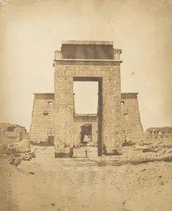 Propylone du Temple de Khons, a Karnac, Thebes, 1849-50