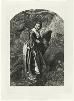 Millais John Everett Prints: The Proscribed Royalist, 1858. Creator: William Henry Simmons