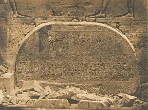 Wall Decoration Prints: Proseyneme scelle dans le second Pylone du Temple d Isis, a Philae