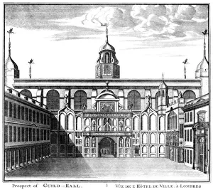 Images Dated 12th May 2009: Prospect of Guildhall, City of London, (1886)
