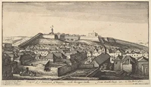 Prospect of the inner part of Tangier, ca. 1670. Creator: Wenceslaus Hollar Prospect of the inner part of Tangier, ca. 1670. Creator: Wenceslaus Hollar