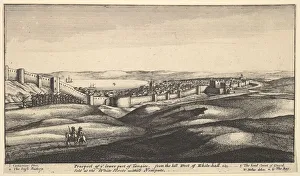 Tangiers Prints: Prospect of the Lower Part of Tangier, ca. 1670. Creator: Wenceslaus Hollar