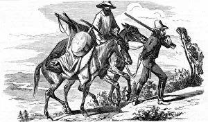 Prospectors on their way to the Californian gold fields, 1853 Prospectors on their way to the Californian gold fields, 1853