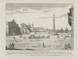 Prospectus Locurum Urbis Romae Insign[ium], 1666. Creator: Lievin Cruyl (Flemish, c