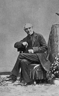 Merimee Prints: Prosper Merimee, French author, historian and archaeologist, 1861