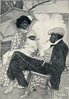 Parasol Prints: Prosperity - Stage VI, c1920. Artist: Warwick Reynolds