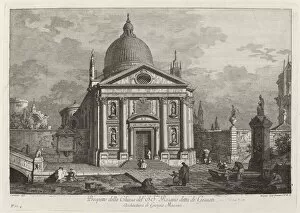 Prospetto della Chiesa del SS. Rosario detta de Gesuati, 1742. Creator: Joseph Wagner