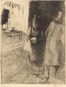 Prostitution Prints: Prostitution (La Prostitution), c. 1886. Creator: Paul Albert Besnard