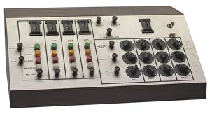 Prototype of a digital heart rhythm monitor developed by Dr. L. Julian Haywood, 1966-1969