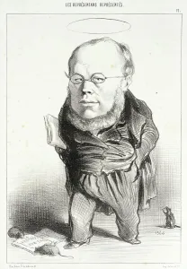 Economist Prints: Proudhon, 1849. Creator: Honore Daumier