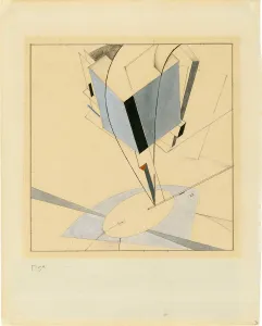 Proun Prints: Proun 5. Artist: Lissitzky, El (1890-1941)