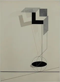 Lissitzky Prints: Proun. Kestnermappe, 1923. Creator: Lissitzky, El (1890-1941)