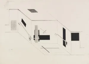 The Proun Room. Sheet 5 of the I Kestner portfolio, 1923. Creator: Lissitzky, El (1890-1941)