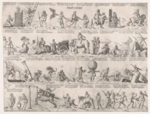 Crippled Gallery: Proverbi (Proverbs), 1564. 1564. Creator: Nicolo Nelli