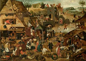 Stupid Prints: Proverbs, c1580-1630. Creator: Pieter Brueghel the Younger