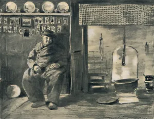 World Pictures Prints: A Provincial Interior, 1903. Artist: Mortimer L Menpes