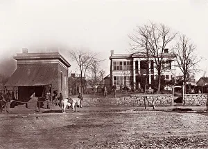Provost Marshals Headquarters, Chattanooga, ca. 1864. Creator: George N. Barnard