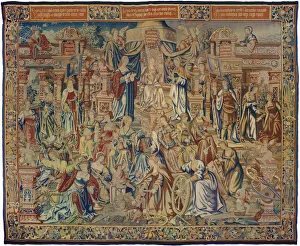 Sage Prints: Prudentia (Prudence), from Los Honores, Flanders, 1525 / 32