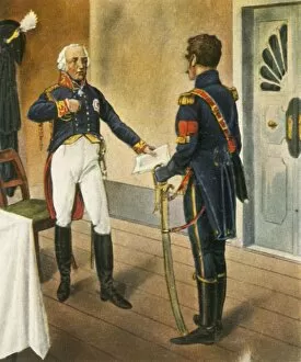 Meeting Collection: Prussian General Courbiere, Commandant of Graudenz, and French envoy Savary, 1807, (1936)