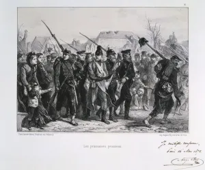 Prussian prisoners, Franco-Prussian War, 1870 (1872). Artist: Auguste Bry Prussian prisoners, Franco-Prussian War, 1870 (1872). Artist: Auguste Bry