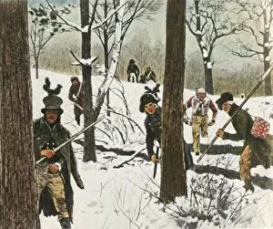 Carl Gallery: Prussian soldiers escape imprisonment by the French, January 1807, (1936). Creator: Unknown