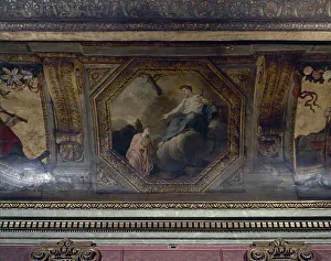 Brun Charles Le Prints: Psyche implores Ceres for protection from Venus revenge