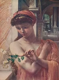 Edward John Gallery: Psyche in the Temple of Love, 1882, (c1915). Artist: Edward John Poynter