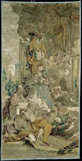 Carpet Collection: Psyches Entrance into Cupids Palace [left fragment], from The Story of Psyche, Beauvais