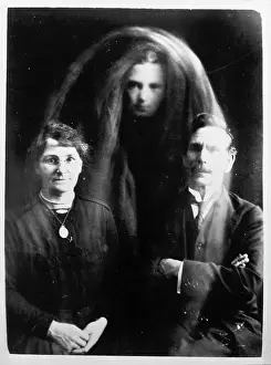 Trick Prints: A psychic photograph, c1890-c1910