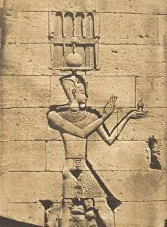 Talmis Prints: Ptolemee-Caesarion - Bas-relief du Temple de Kalabcheh (Talmis), April 8