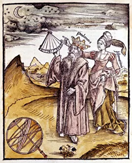 Claudius Ptolemy Gallery: Ptolemy, Alexandrian Greek astronomer and geographer, 1508