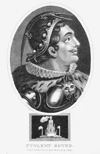 Ptolemy I Soter Collection: Ptolemy I, Soter, King of Egypt, 1803. Artist: John Chapman